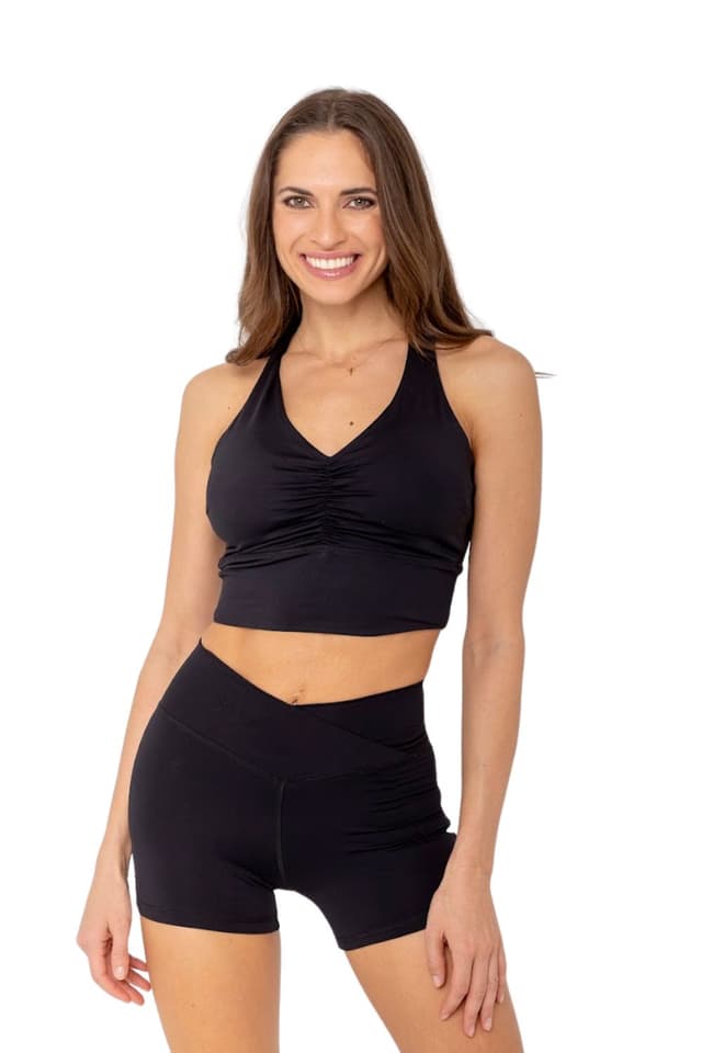 Indi-Go Voila top, fekete 'L'
