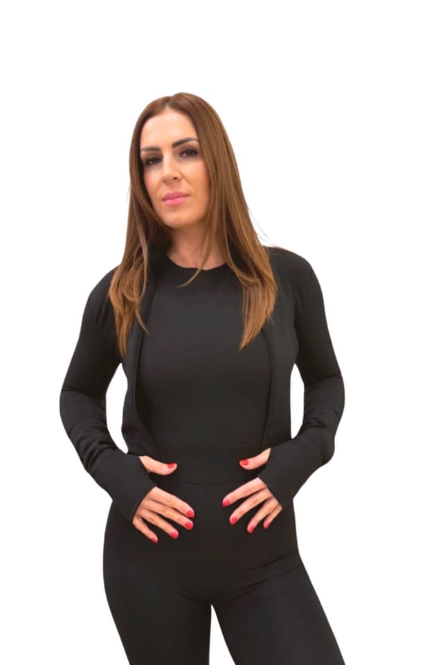 Indi-Go Dragonfly Fekete ZIP felső 'S'